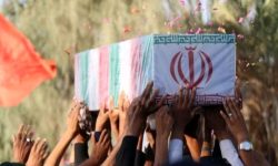 مراسم وداع با پیکر شهید “محمد قنبری” در ستاد فرماندهی انتظامی خوزستان برگزار شد