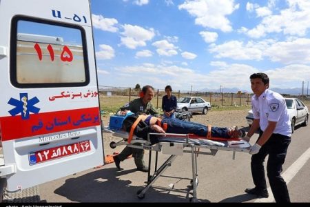 در حادثه برای مینی‌بوس کارکنان سازمان آب و برق خوزستان ۲ نفر جان باختند