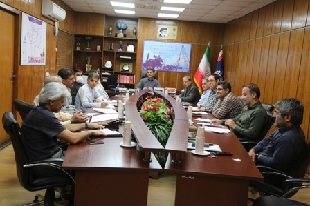 جلسه بررسی میدانی پیشرفت مزایده فروش گازهای مشعل شرکت نفت و گاز مسجدسلیمان برگزار شد