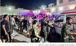 آتش‌سوزی در یک عروسی در شمال عراق با بیش از ۴۵۰ کشته و زخمی