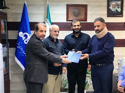 دیدار رئیس سازمان حراست صنعت نفت با کارکنان حراست نفت و گاز مارون