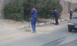مشارکت شرکت نفت و گاز مسجدسلیمان در نظافت معابر و محلات شهر مسجدسلیمان
