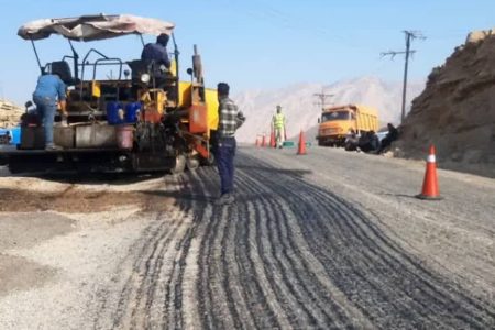 آغاز عملیات روکش آسفالت جاده لالی به اندیکا