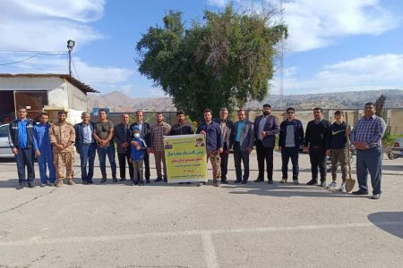 کاشت نهال به یاد شهدای گردان سلمان