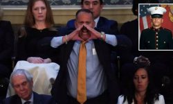 یک ایرانی سخنرانی بایدن را مختل و سپس بازداشت شد