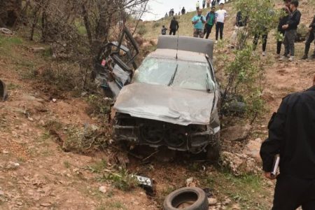 کشته شدن ۳راننده به دنبال واژگونی سه خودرو «شوتی» در جاده یاسوج به اصفهان