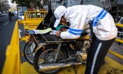 اجرای طرح توقیف موتورسیکلت های متخلف و پلاک مخدوش در “مسجدسلیمان”