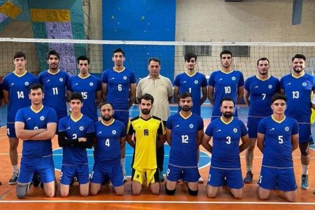 📌 نفت مسجدسلیمان نایب قهرمان لیگ والیبال خوزستان