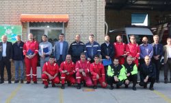 تقدیر و تجلیل از آتش نشانان مهار آتش‌سوزی پالایشگاه شوشتر