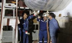 تعمیرات اضطراری در واحد فرآورشی شرکت بهره برداری نفت و گاز مسجدسلیمان