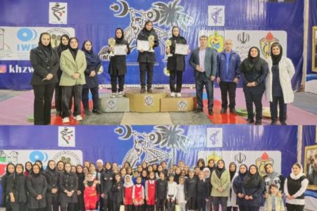 جام قهرمانی لیگ وزنه برداری خوزستان در دستان نونهالان مسجدسلیمانی