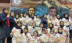 مدال های رنگارنگ سوغات کاراته کاهای مسجدسلیمانی از آوردگاه پایتخت