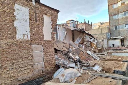 مرگ دلخراش یک نفر در ریزش‌آوار در اهواز