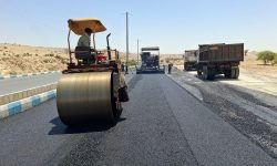 شتاب در تکمیل تعریض جاده گلف با وجود گرمای طاقت‌فرسا