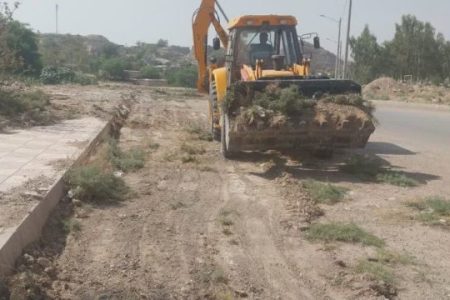 انجام عملیات نخاله‌برداری و پاکسازی حدفاصل مسیر سی‌برنج تا نمره دو و اطراف بیمارستان ۲۲ بهمن شهر مسجدسلیمان