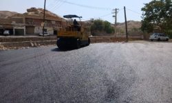 تکمیل آسفالت مسیر ارتباطی نمره هشت تا گلزار شهدا توسط شهرداری مسجدسلیمان