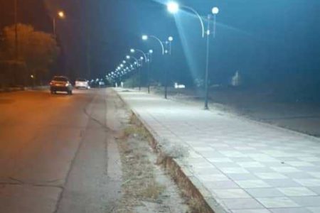بهسازی و روشنایی مسیر پرتردد حدفاصل کارخانه گوگرد تا دانشگاه پیام‌نور در حال اجراست