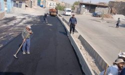 عملیات لکه‌گیری محورهای اصلی نمره هشت و شیخ مندنی در دستور کار شهرداری مسجدسلیمان