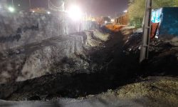 بازدید شبانه شهردار مسجدسلیمان از منطقه نفتک به منظور بررسی احداث پل ارتباطی سواره رو و دیوار حائل