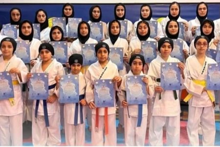 کسب مقام سوم مسابقات کشوری توسط دختران کاراته کا مسجدسلیمانی