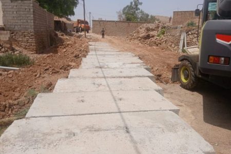 کانال‌های باغ چشمه‌علی ایمن‌سازی شد