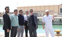 بازدید مدیرکل حراست شرکت ملی نفت از ناحیه بوشهر شرکت نفت فلات قاره ایران