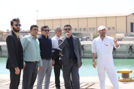 بازدید مدیرکل حراست شرکت ملی نفت از ناحیه بوشهر شرکت نفت فلات قاره ایران