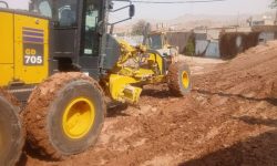 آغاز عملیات زیرسازی مسیر دسترسی سرتپه بازار چشمه‌علی