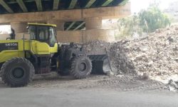 اجرای عملیات نخاله‌برداری و پاکسازی معابر در برخی مناطق شهری مسجدسلیمان