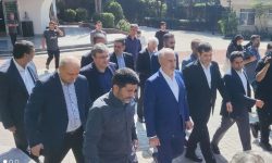 حضور مغز متفکر دولت در فدراسیون ورزش نخست کشور/ بازدید رئیس سازمان برنامه و بودجه از فدراسیون کشتی