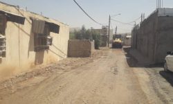 ساماندهی محوطه بیرونی آرامستان بهشت زهرای چهاربیشه با اجرای عملیات عمرانی