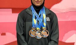 درخشش دختر وزنه بردار مسجدسلیمانی در مسابقات کشوری