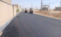 آسفالت ورودی مدرسه شهدای معرف انجام شد