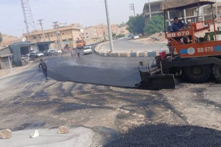 اتمام عملیات آسفالت محور اصلی منطقه چهاربیشه