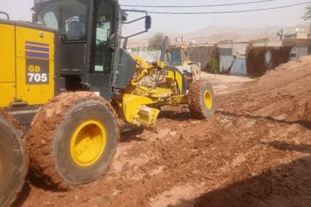 آغاز عملیات زیرسازی مسیر دسترسی سرتپه بازار چشمه‌علی