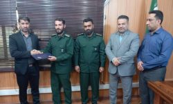 برگزاری معارفه فرمانده پایگاه مقاومت بسیج شهرداری مسجدسلیمان