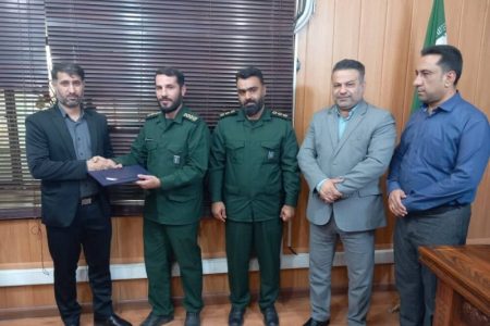 برگزاری معارفه فرمانده پایگاه مقاومت بسیج شهرداری مسجدسلیمان