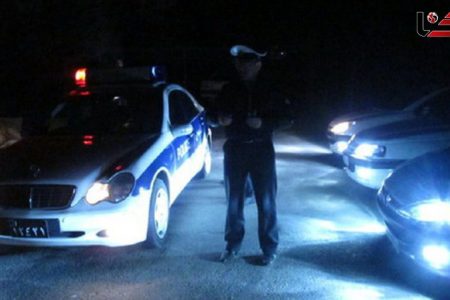 اجرای طرح برخورد با خودروهای دارای چراغ زنون در محورهای خوزستان