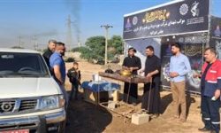 برپایی ۴ موکب فاطمی در روستاهای همجوار تاسیسات نفت و گاز مارون