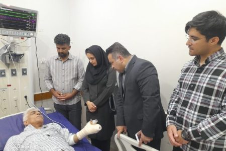 عیادت شهردار مسجدسلیمان از رییس مضروب سازمان نظام پزشکی این شهرستان