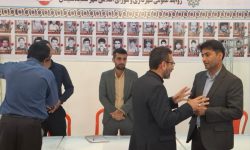 برپایی میز خدمت شهرداری مسجدسلیمان در مصلی نماز جمعه