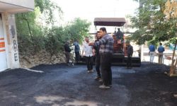 آسفالت و بهسازی معابر در چند نقطه شهری مسجدسلیمان اجرا شد