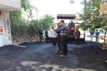 آسفالت و بهسازی معابر در چند نقطه شهری مسجدسلیمان اجرا شد