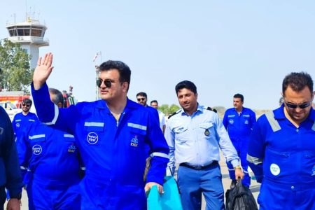 بازدید مدیرکل حراست شرکت ملی نفت ایران از منطقه عملیاتی لاوان