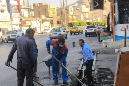 گزارش هفتگی معاونت خدمات شهری (واحد خدمات) شهرداری مسجدسلیمان