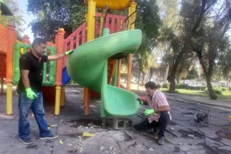 گزارش هفتگی معاونت خدمات شهری (واحد فضای سبز) شهرداری مسجدسلیمان