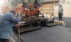 اقدام عمرانی شهرداری مسجدسلیمان در منطقه دره اشکفت با اجرای آسفالت‌ریزی معابر