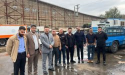 دیدار و تجلیل شهردار مسجدسلیمان از کارکنان حوزه حمل‌ونقل شهری به مناسبت هفته حمل‌ونقل