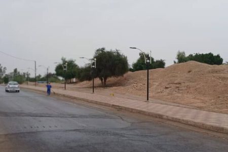 پاکسازی و بهسازی محیطی در بلوار بی‌بیان