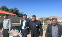 بازدید سرپرست فرمانداری مسجدسلیمان از روند پایانی احداث ۲ پروژه عمرانی شهرداری مسجدسلیمان